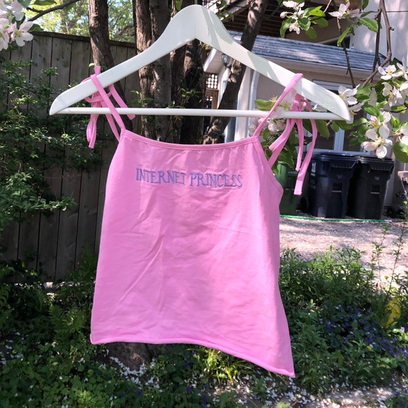 Sold-out Insta Famous “Internet Princess” Sugar Thrillz pink tank -Dolls Kill - Picture 3 of 6